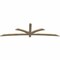 Ekena Millwork Davenport Rough Sawn Timber Gable Bracket, Douglas Fir, 108"W x 31 1/2"H x 2"D x 4"F, 7/12 Pitch GBW108X31X0204DAV00RDF - alternate 4